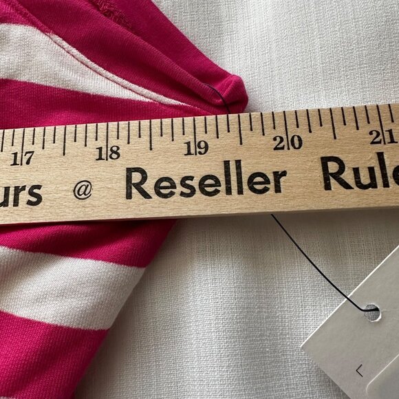 Tommy Hilfiger Sport Stripe Tank Dress Elasticized Waist Red/White Large - Picture 6 of 9